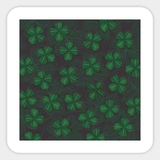 Shamrock pattern Sticker